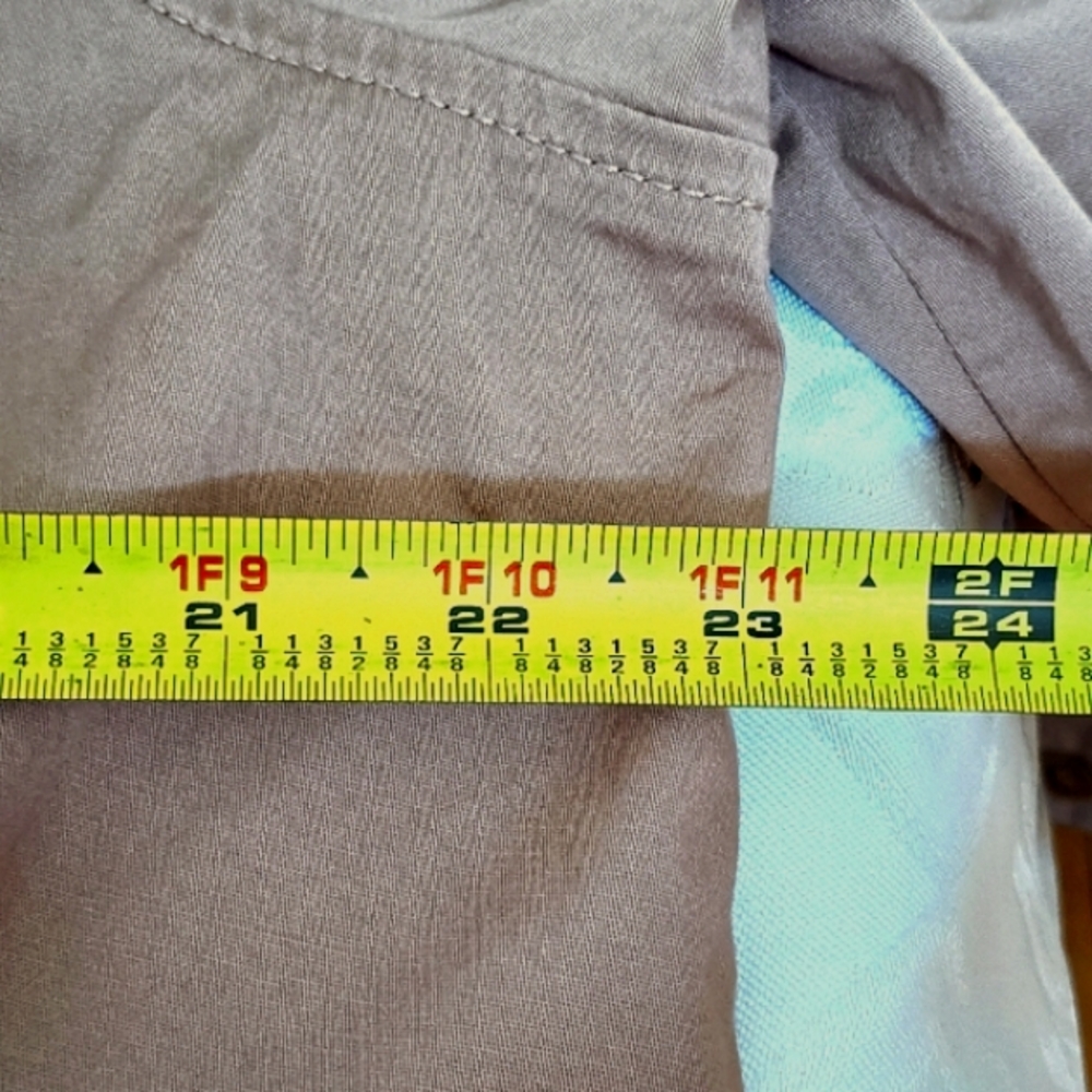 Torrid Cotton Cropped Jacket Chest Pockets size 18-20 - Picture 15 of 17